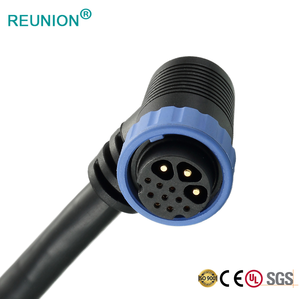 REUNION 2X旋卡系列LED电源信号混装连接器