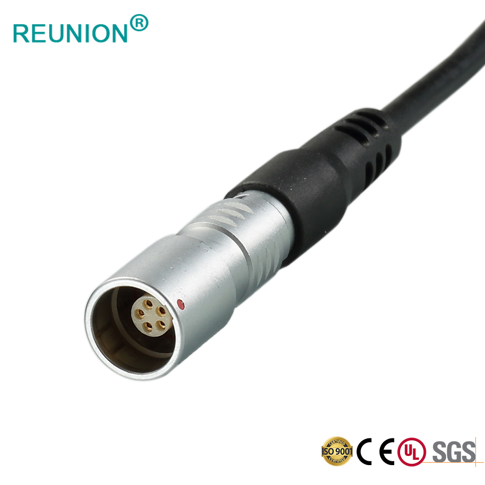 REUNION K系列推拉自锁连接器带线缆组件